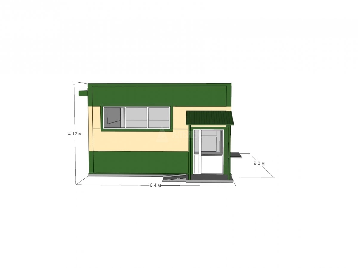 3D визуализация Павильон из сэндвич-панелей - фото 8