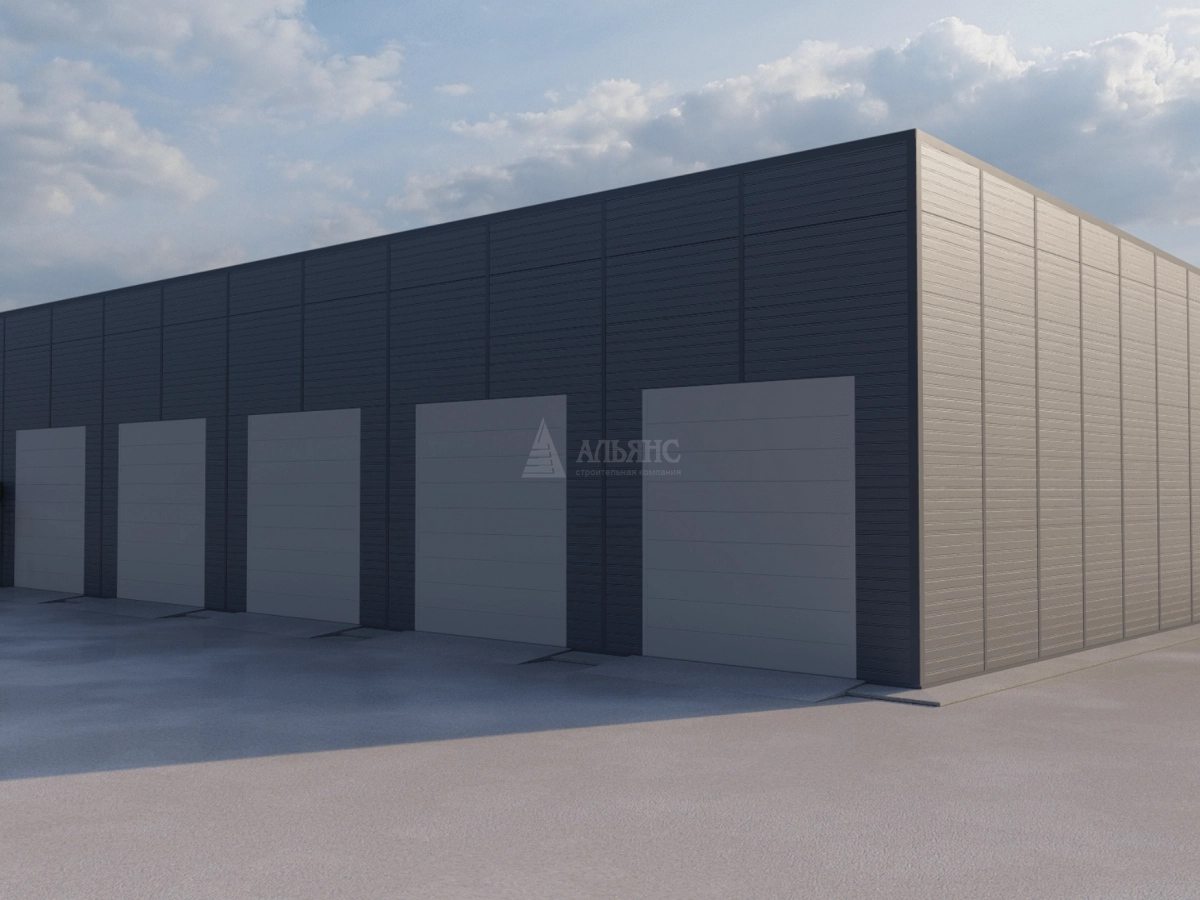 3D визуализация СТО из сэндвич-панелей - фото 5