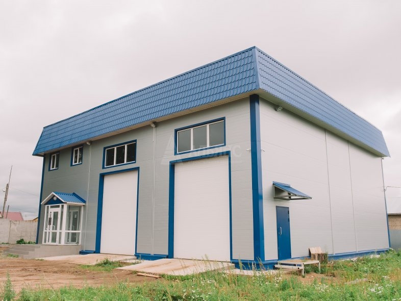 Грузовой автосервис из сэндвич-панелей - фото 10