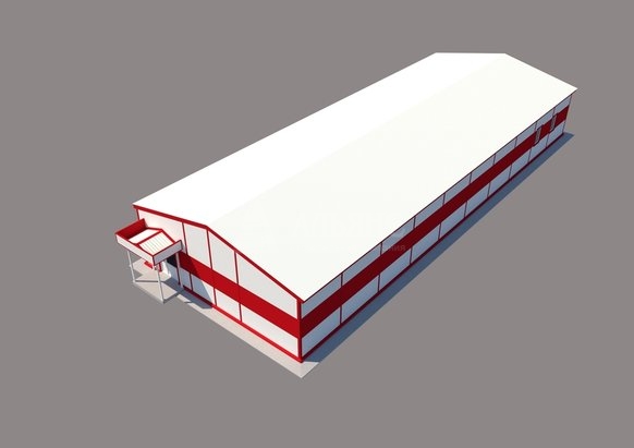 3D визуализация Магазин из сэндвич-панелей - фото 14