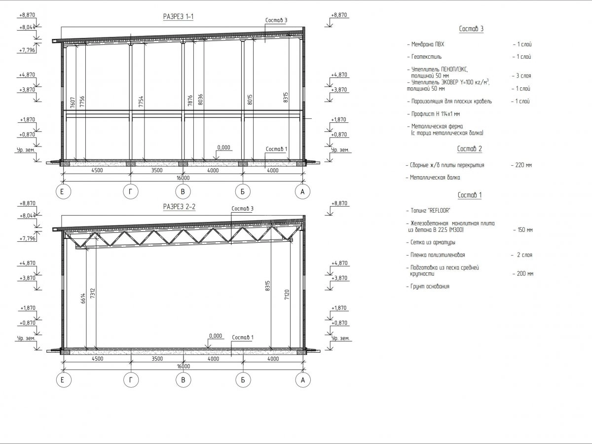 Планировка Магазин из сэндвич панелей -  фото 3